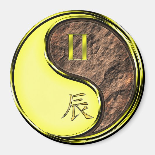 Gemini & Earth Dragon マグネット (正面)