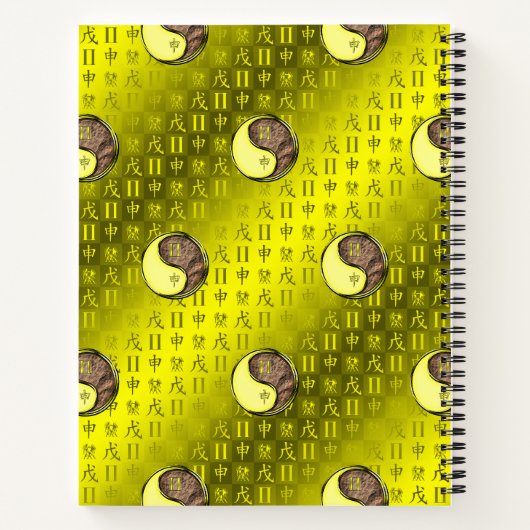 Gemini & Earth Monkey ノートブック (裏面)