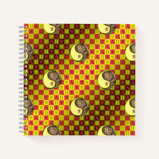 Gemini & Earth Tiger ノートブック (正面)