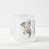 Gemini Glass Mug フロストグラスマグカップ (正面左)