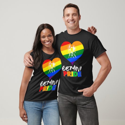 Gemini LGBT Gay Pride Awesome Tシャツ (ユニセックス)