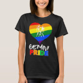 Gemini LGBT Gay Pride Awesome Tシャツ (正面)