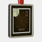Gemini May 21 to June 21 Ornament メタルオーナメント (右)