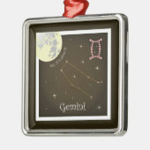 Gemini May 21 to June 21 Ornament メタルオーナメント (左)