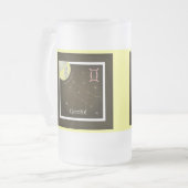 Gemini May 21 to June 21 Tasse フロストグラスビールジョッキ (正面左)