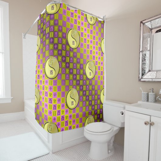 Gemini & Metal Rooster シャワーカーテン (インサイチュ)