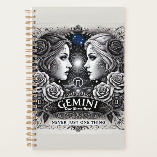 Gemini "Never Just One Thing"プランナー プランナー手帳 (正面)