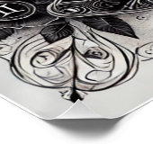 Gemini "Never Just One Thing"光沢のあるポスター ポスター (コーナー)