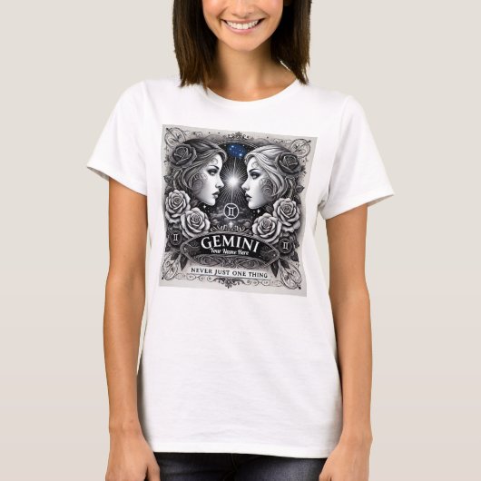 Gemini "Never Just One Thing" Tシャツ (正面)