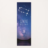 Gemini | Personalized Zodiac Astrology Yoga Mat ヨガマット (正面)