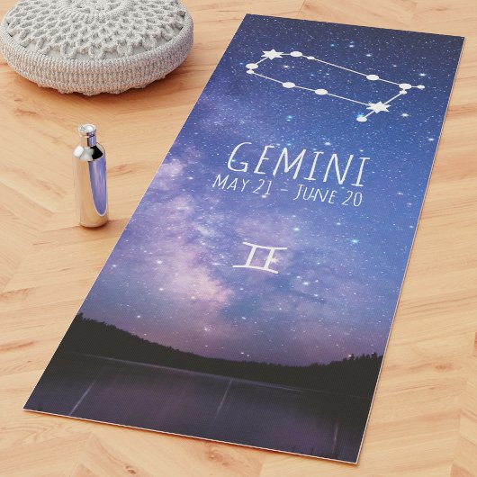 Gemini | Personalized Zodiac Astrology Yoga Mat ヨガマット
