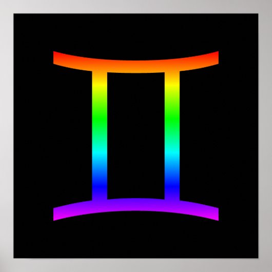 Gemini Rainbow ポスター (正面)
