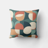 Gemini said Retro Geometric Semicircle Pillow クッション (裏面)