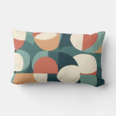 Gemini said Retro Geometric Semicircle Pillow ランバークッション (裏面)