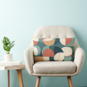 Gemini said Retro Geometric Semicircle Pillow ランバークッション (椅子)