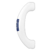 Gemini Sign on Navy Blue Digital Camouflage セラミックキャビネット取っ手 (側面)