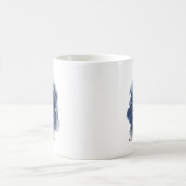 Gemini Starry Night 星座 名前入り コーヒーマグカップ (中央)
