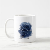 Gemini Starry Night 星座 名前入り コーヒーマグカップ (左)