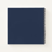 Gemini Sweet 16 Square Custom Notebook ノートブック (裏面)