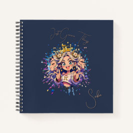 Gemini Sweet 16 Square Custom Notebook ノートブック