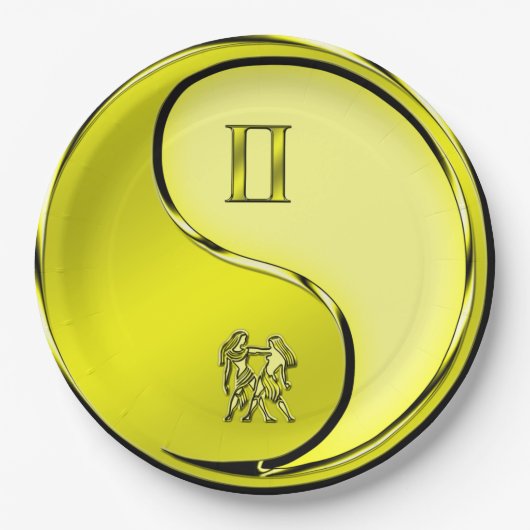 Gemini the Twins ペーパープレート (正面)