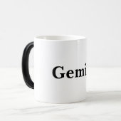 Gemini Third Zodiac Sign Mug モーフィングマグカップ (正面左)
