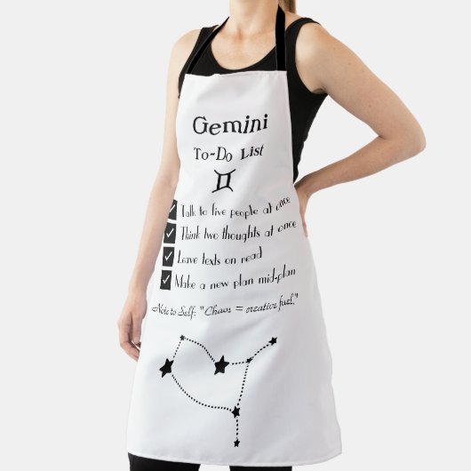 Gemini-To-Doリスト エプロン (インサイチュ)