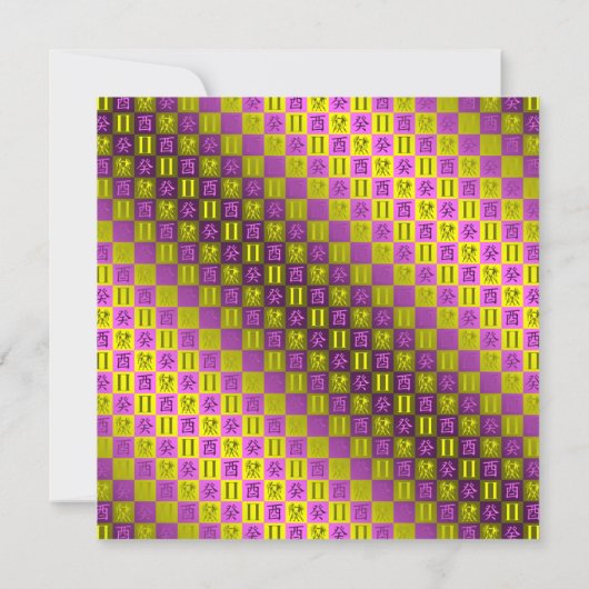 Gemini & Water Rooster カード (裏面)