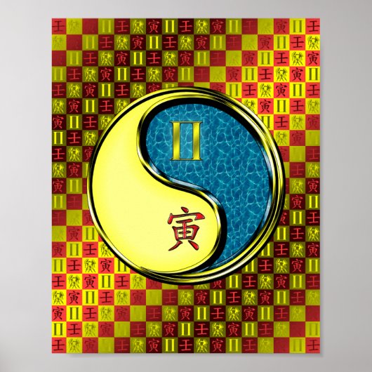 Gemini & Water Tiger ポスター (正面)