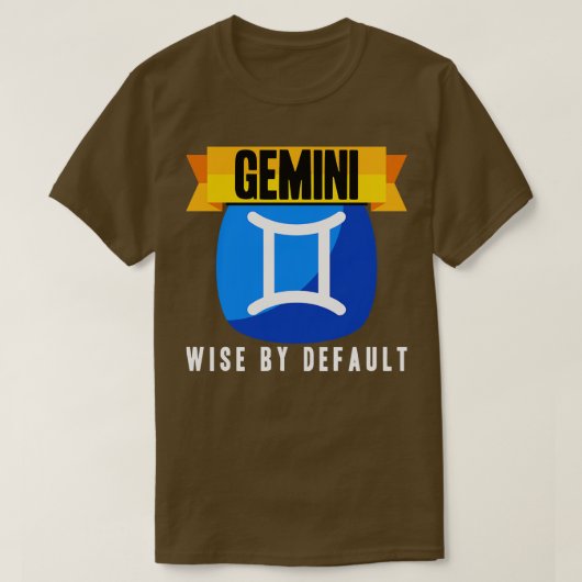 Gemini Wiseデフォルト Tシャツ (デザイン正面)