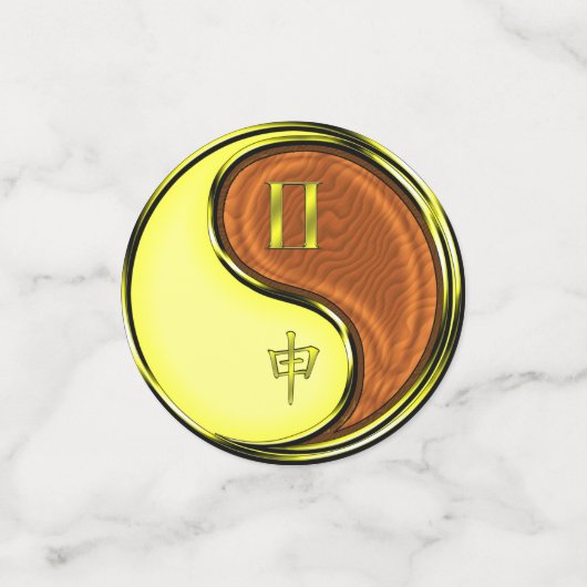 Gemini & Wood Monkey コンフェッティ (スモール正面)