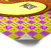 Gemini & Wood Rooster ポスター (角)