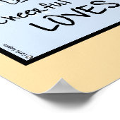 Gemini wordcloudポスター ポスター (角)