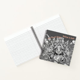 Gemini Zodiac Anime Creative Square Journal ノートブック
