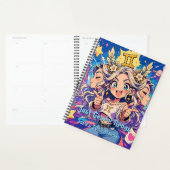 Gemini Zodiac Anime Girl Aesthetic Planner プランナー手帳 (ディスプレー)