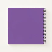 Gemini Zodiac Anime Girl Square Notebook ノートブック (裏面)