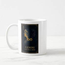Gemini Zodiac Art – Celestial Twins and Duality コーヒーマグカップ