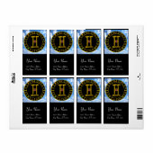 GEMINI ZODIAC BIRTHDAY JEWEL Purple Alexandrite ラベル (フルシート)