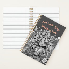 Gemini Zodiac Gift Anime Birthday Journal ノートブック