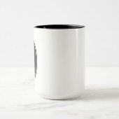 Gemini Zodiac Gold Oval Emblem Mug | Luxury Astrol マグカップ (中央)