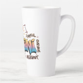 Gemini Zodiac Graffiti カフェラテマグ (右)