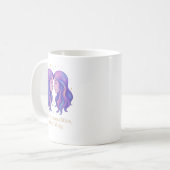 Gemini Zodiac Mug – Funny Gemini Gift – Pastel コーヒーマグカップ (正面左)