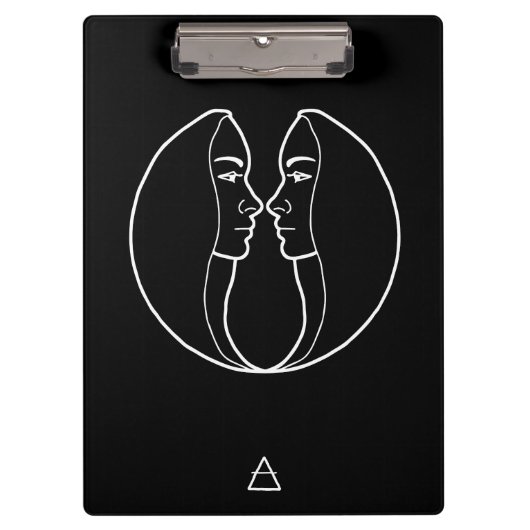 Gemini Zodiac Sign クリップボード (正面)