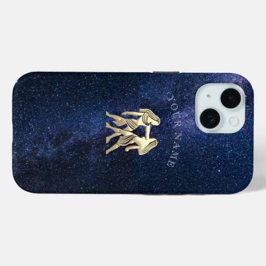Gemini Zodiac Sign Case-Mate iPhoneケース (裏面 (横))