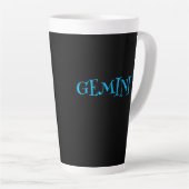 GEMINI ZODIAC SIGN COFFEE Latte Mug カフェラテマグ (右アングル)