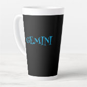 GEMINI ZODIAC SIGN COFFEE Latte Mug カフェラテマグ (左アングル)