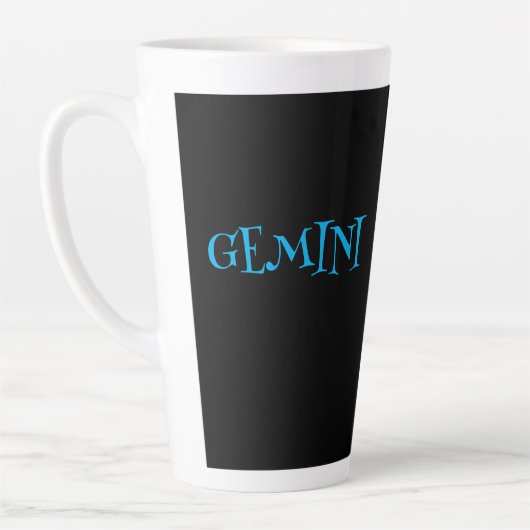 GEMINI ZODIAC SIGN COFFEE Latte Mug カフェラテマグ (左)