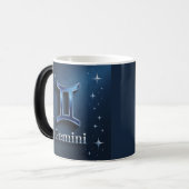 Gemini Zodiac Sign Glyph Morphing Mug モーフィングマグカップ (正面左)