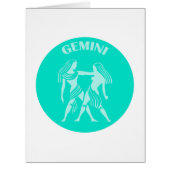 Gemini, Zodiac Sign, Horoscope, Astrology (正面)