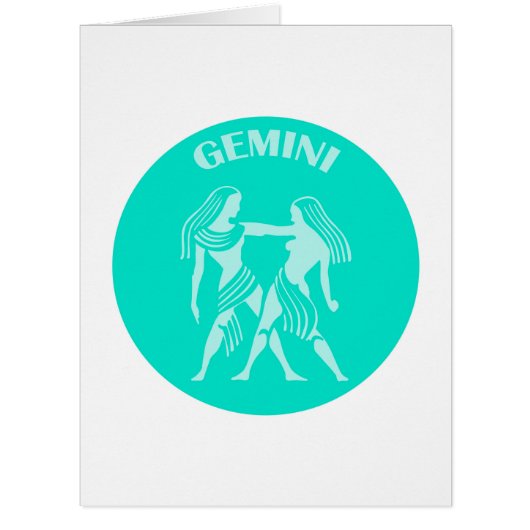 Gemini, Zodiac Sign, Horoscope, Astrology (正面)